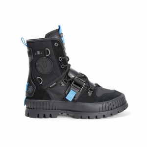 Black Women Palladium Pallashock X Destiny Boots | DJCV12756