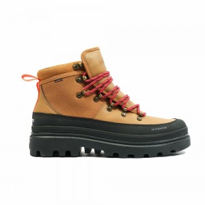 Black Women Palladium Pallatrooper Hiker Wp+ Boots | EHGK84531