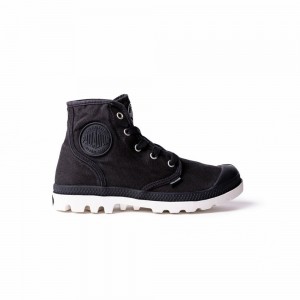 Black Women Palladium Pampa Hi Boots | MABJ94152