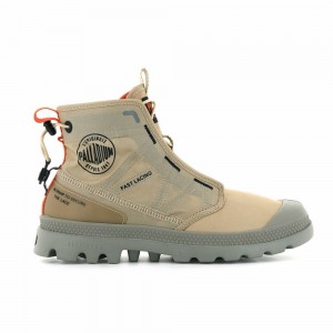 Black Women Palladium Pampa Travel Lite Boots | TKFE72540