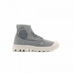 Grey Women Palladium Pampa Hi Boots | DVNM20853