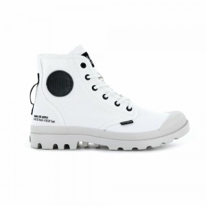 White Women Palladium Pampa Hi Htg Supply Boots | SNOZ52967