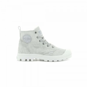 White Women Palladium Pampa Zip Desertwash Boots | TESN03942