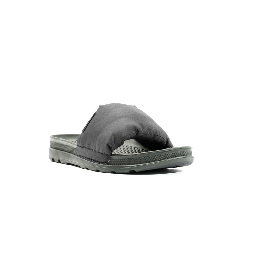 Black Kids' Palladium Solea Slide Pad Sandals | MFXT70623