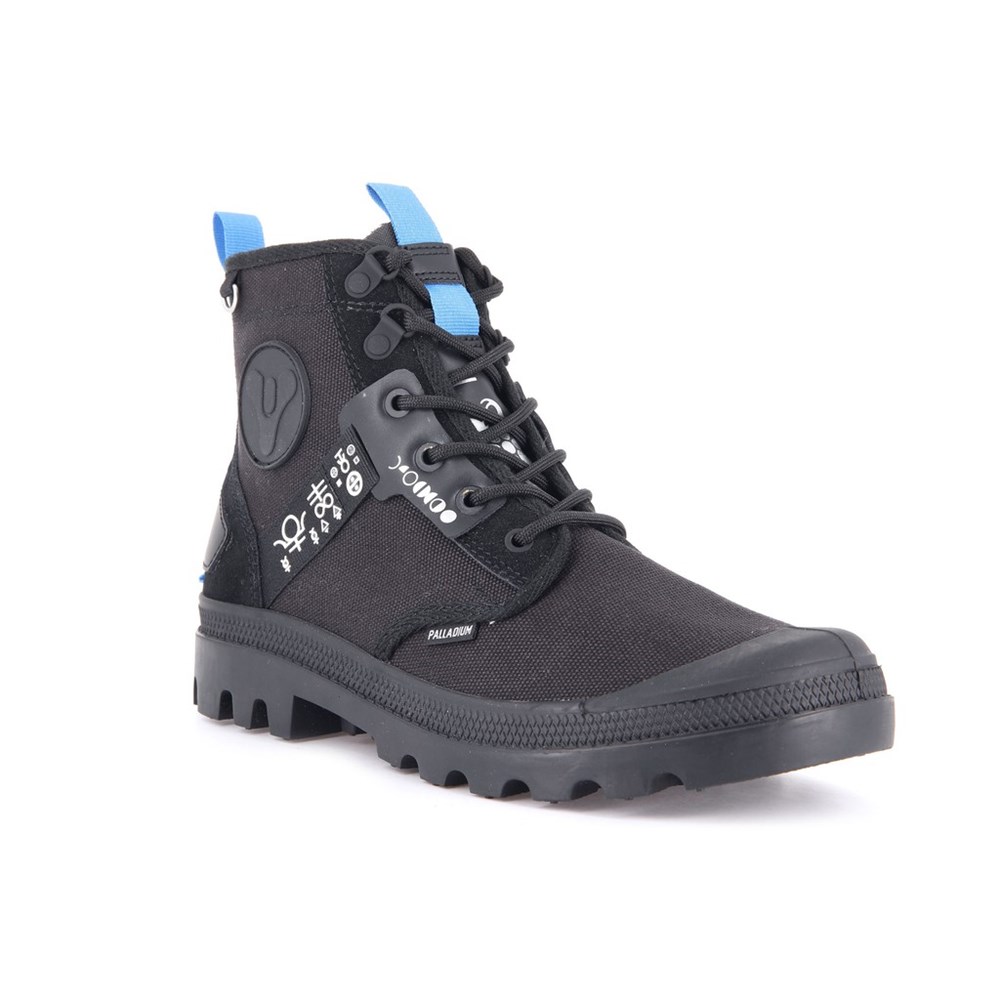 Black Women Palladium Pampa X Destiny Boots | IXUA38256