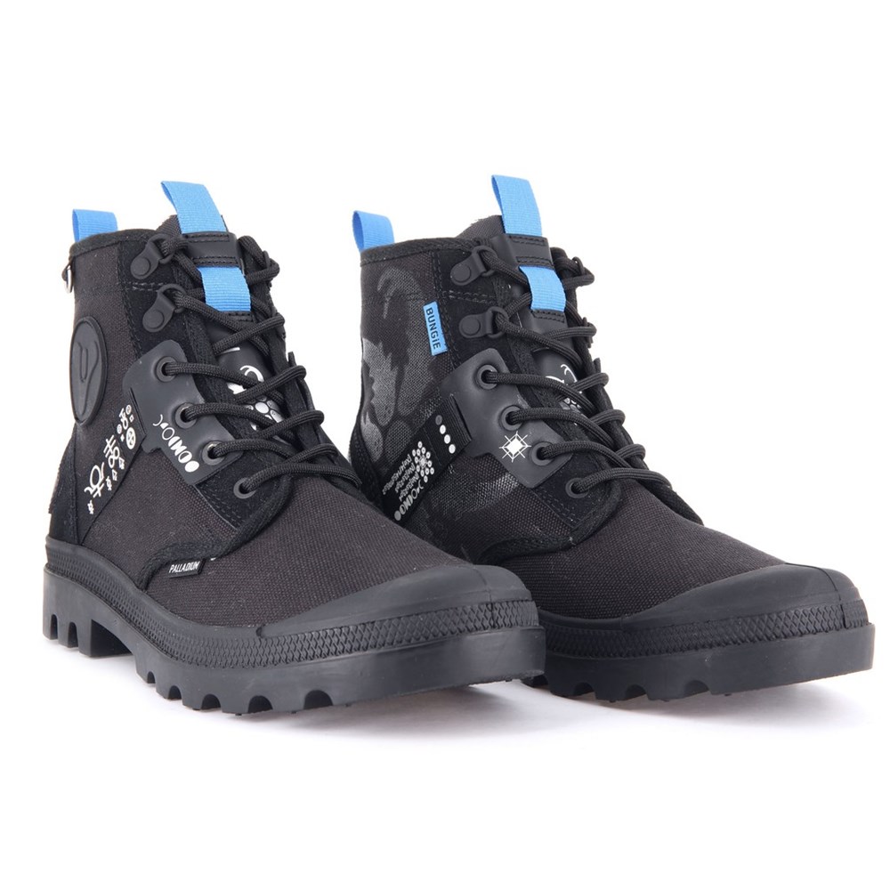 Black Women Palladium Pampa X Destiny Boots | IXUA38256