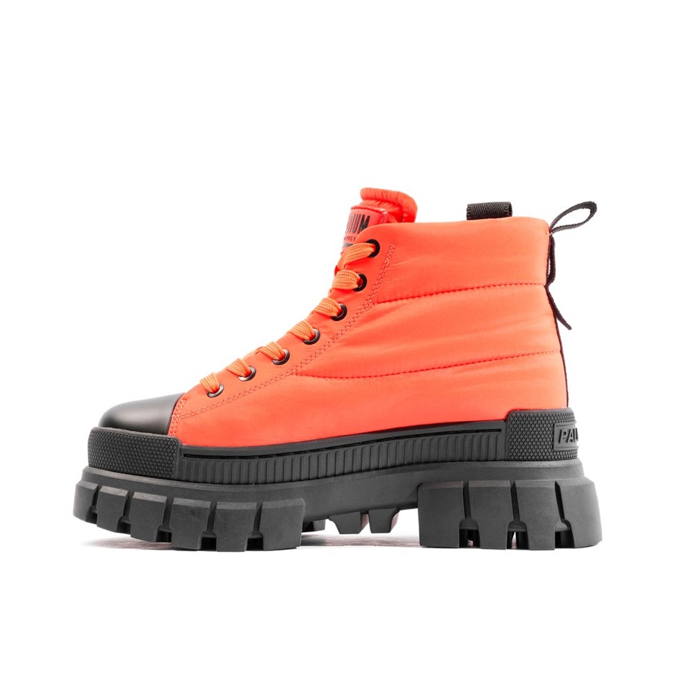 Black Women Palladium Revolt Boot Overcush Boots | ILNZ70914