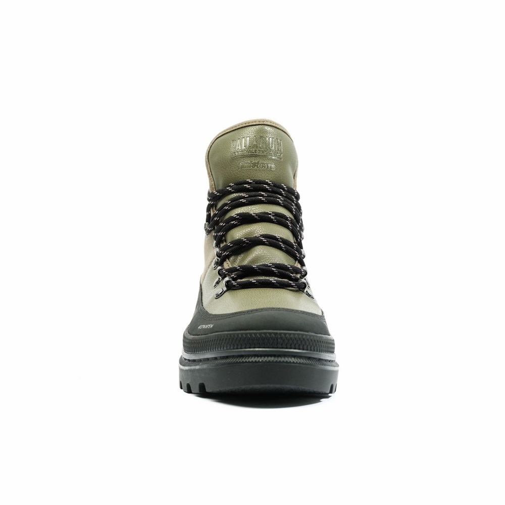 Olive Women Palladium Pallatrooper Hiker Wp+ Boots | UJAK39826