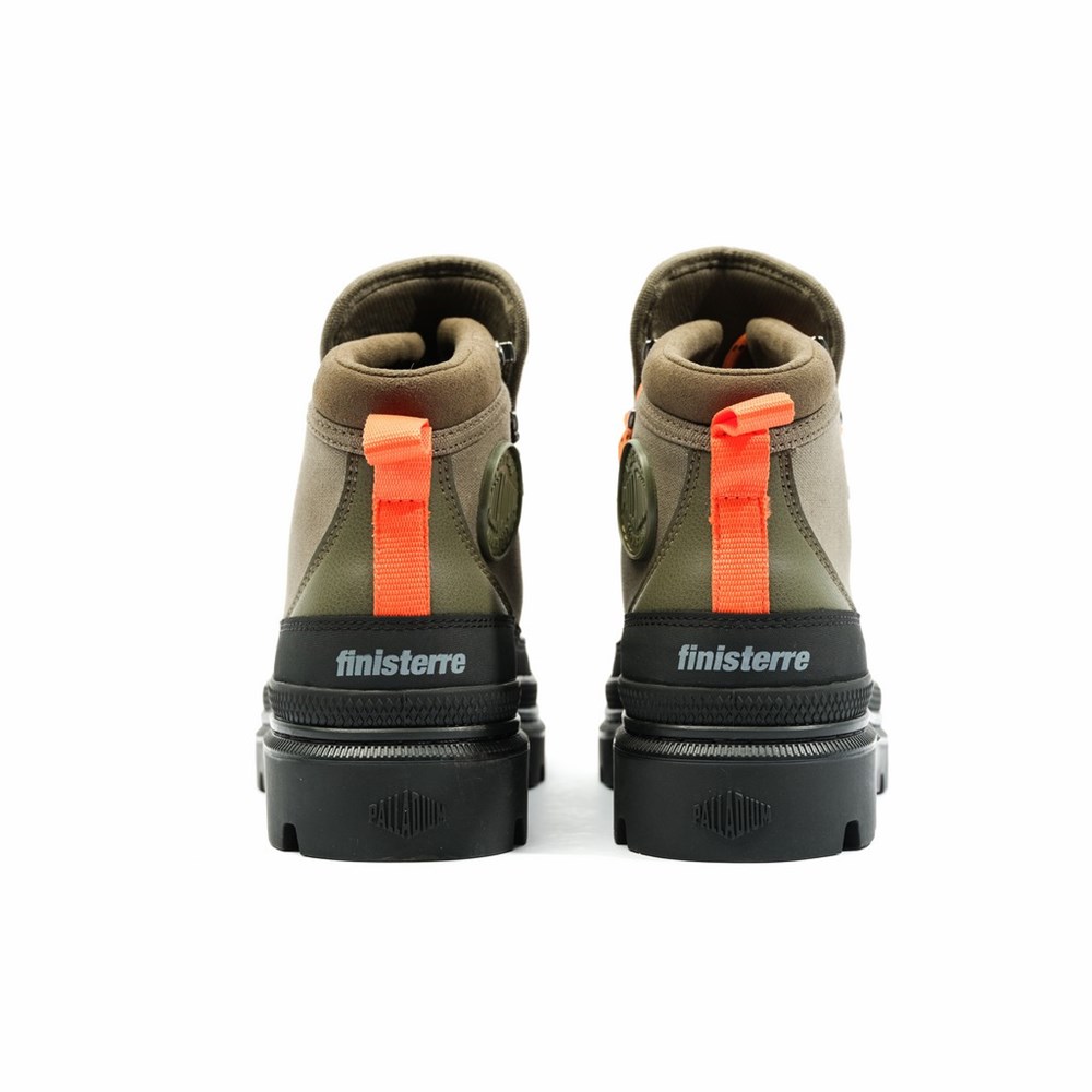 Olive Women Palladium Pallatrooper Hiker Wp+ Boots | UJAK39826